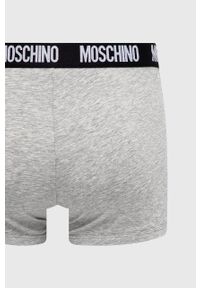 Moschino Underwear bokserki (2-pack) męskie kolor szary. Kolor: szary. Materiał: włókno, bawełna. Długość: długie
