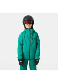Dziecięca kurtka narciarska Helly Hansen Quest. Kolor: zielony. Sezon: zima. Sport: narciarstwo #1