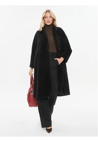 Marella Płaszcz wełniany Negus 2330160936200 Czarny Regular Fit. Kolor: czarny. Materiał: wełna #2