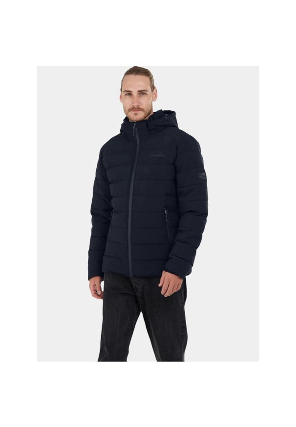 FUNDANGO - Kurtka Przejściowa Dla Mężczyzn Fundango Hubble. Kolor: niebieski. Materiał: puch, materiał. Styl: elegancki