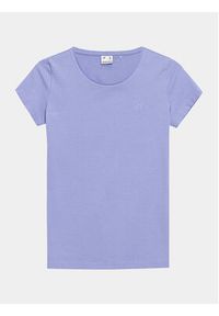 4f - 4F T-Shirt 4FAW23TTSHF0906 Niebieski Slim Fit. Kolor: niebieski. Materiał: bawełna #3