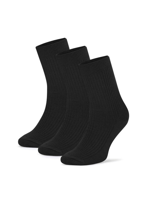 Gino Rossi Skarpety długie 3MB-003-AW24 (3-pack) Czarny. Kolor: czarny. Materiał: bawełna