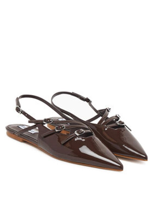 Steve Madden Baleriny Cianna SM11003709 Brązowy. Kolor: brązowy. Materiał: skóra