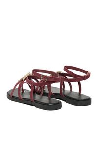 DeeZee Sandały CEO-YLD-F9678 Bordowy. Kolor: czerwony. Materiał: materiał #7