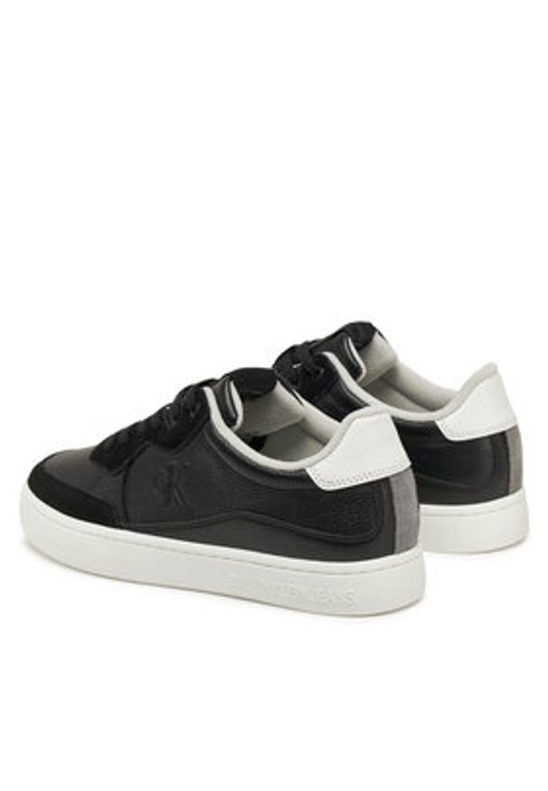 Calvin Klein Jeans Sneakersy Classic Cupsole Mg Wmm YM0YM01153 Czarny. Kolor: czarny. Materiał: skóra