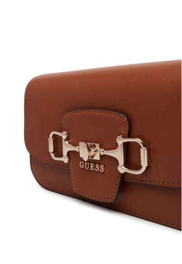 Guess Torebka Janie HWVG99 10210 Brązowy. Kolor: brązowy. Materiał: skórzane