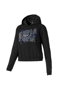 Bluza turystyczna damska Puma Feel It. Typ kołnierza: kaptur. Kolor: czarny. Materiał: poliester, bawełna #1