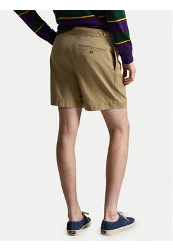 Polo Ralph Lauren Szorty materiałowe 710B20886003 Khaki Relaxed Fit. Kolor: brązowy. Materiał: bawełna