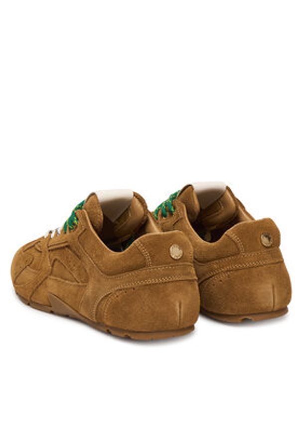 Steve Madden Sneakersy Asiel 11005159 Brązowy. Kolor: brązowy. Materiał: zamsz, skóra