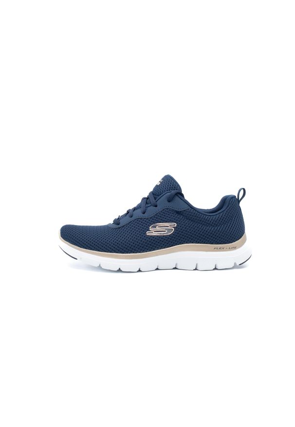 skechers - Obuwie treningowe Kobieta Skechers Flex Appeal 4.0 granatowy. Kolor: niebieski. Materiał: syntetyk, tkanina, materiał. Model: Skechers Sport. Sport: turystyka piesza, fitness