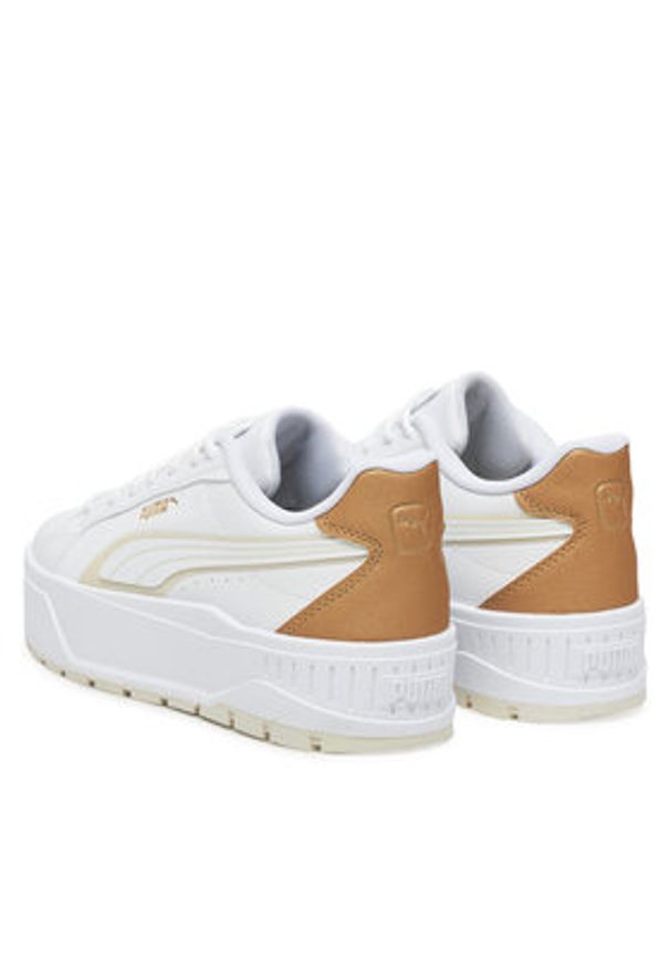 Puma Sneakersy Karmen II Aqua Metallics 401614 02 Biały. Kolor: biały. Materiał: skóra