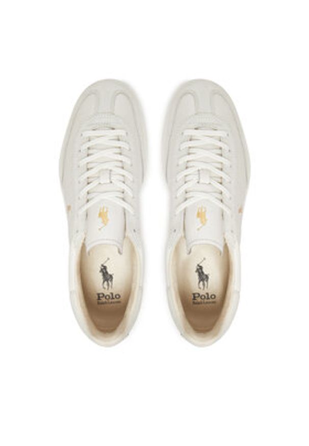 Polo Ralph Lauren Sneakersy Bedord 809973701001 Biały. Kolor: biały. Materiał: skóra