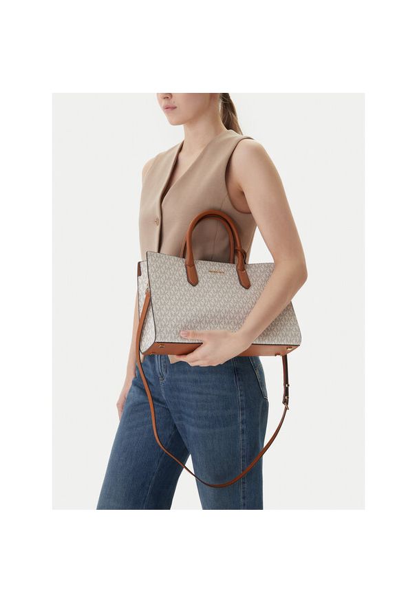 Torebka MICHAEL Michael Kors. Kolor: beżowy