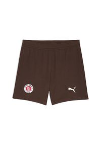 Puma - Młodzieżowe szorty FC St. Pauli 25/26 PUMA Espresso Brown White. Kolor: biały, wielokolorowy, brązowy. Materiał: tkanina. Sport: piłka nożna #2