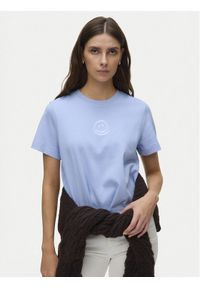 Vero Moda T-Shirt Sara 10311633 Błękitny Regular Fit. Kolor: niebieski. Materiał: bawełna #1