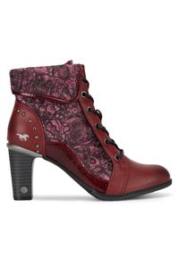 Trzewiki Mustang. Kolor: czerwony #1