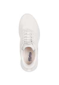 skechers - Adidasy Skechers Bobs Arc Waves 2.0 -, Kobiety. Kolor: biały. Materiał: materiał