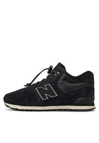 New Balance Sneakersy PV574HGX Czarny. Kolor: czarny. Materiał: zamsz, skóra. Model: New Balance 574 #4