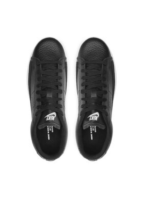 Nike Sneakersy Blazer Low X DA2045 001 Czarny. Kolor: czarny. Materiał: skóra