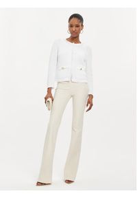 Luisa Spagnoli Kardigan Conforto 58327 Biały Regular Fit. Kolor: biały. Materiał: syntetyk, wiskoza #3