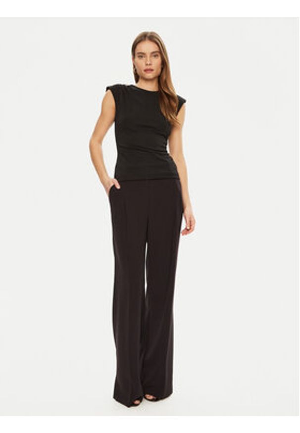 Marciano Guess Bluzka 5RGP07 6263A Czarny Regular Fit. Kolor: czarny. Materiał: syntetyk