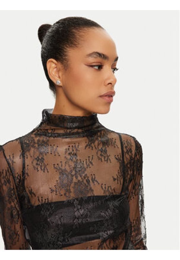Pinko - PINKO Bluzka Traminer 102853 A1JW Czarny Regular Fit. Kolor: czarny. Materiał: syntetyk