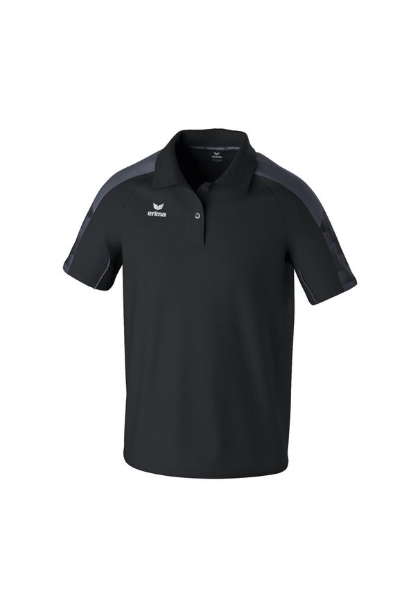 ERIMA - Polo Erima Evo Star. Typ kołnierza: polo. Kolor: wielokolorowy, szary, czarny. Materiał: materiał. Długość rękawa: raglanowy rękaw. Sport: piłka nożna