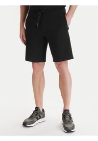 Armani Exchange Szorty sportowe XM000372 AF10818 UC001 Czarny Regular Fit. Kolor: czarny. Materiał: bawełna. Styl: sportowy #1