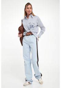 Elisabetta Franchi - Jeansy damskie z paskiem ELISABETTA FRANCHI