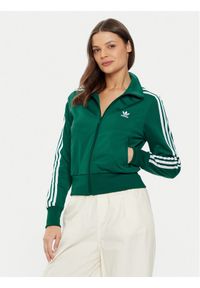 Adidas - adidas Bluza adicolor Classics Firebird JC8262 Zielony Regular Fit. Kolor: zielony. Materiał: syntetyk