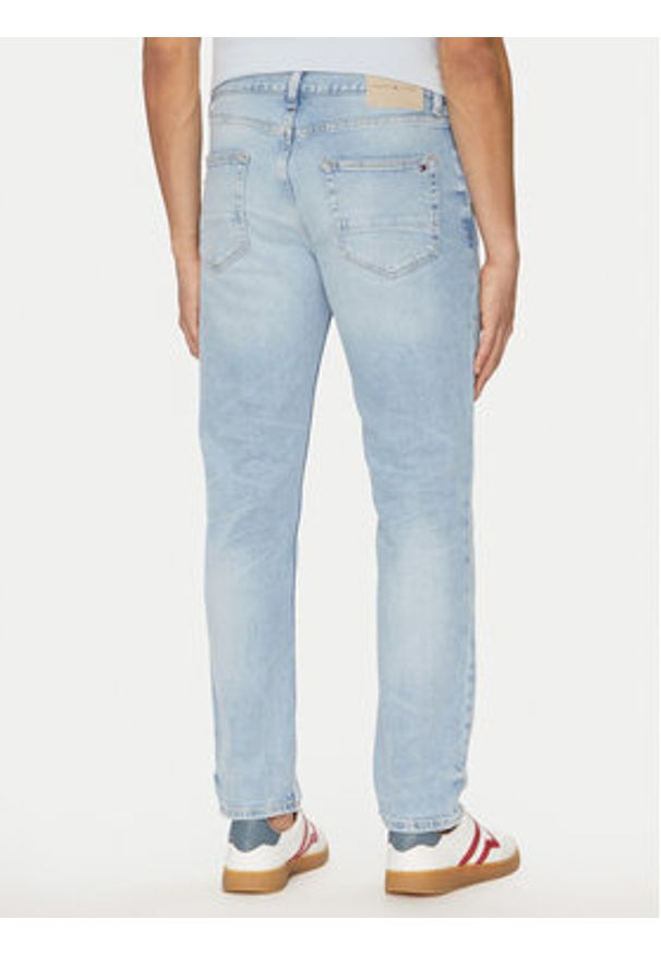 TOMMY HILFIGER - Tommy Hilfiger Jeansy Denton MW0MW38813 Niebieski Straight Fit. Kolor: niebieski