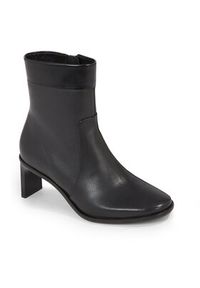 Calvin Klein Botki Curved Stil Ankle Boot 55 HW0HW01889 Czarny. Kolor: czarny. Materiał: skóra #3