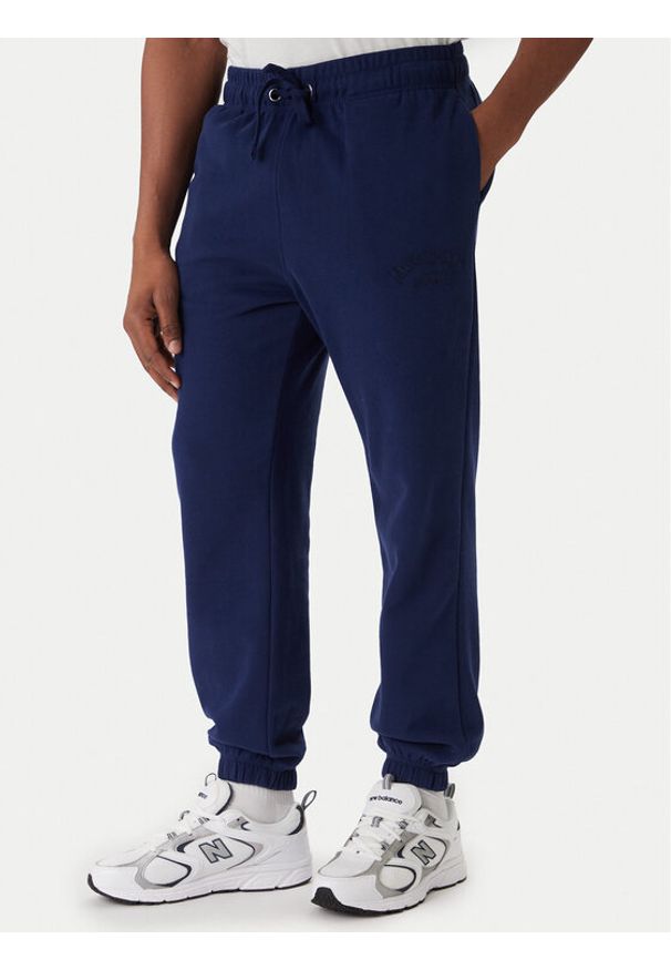 Jack & Jones Spodnie dresowe Kane Bleecker 12287165 Niebieski Relaxed Fit. Kolor: niebieski. Materiał: syntetyk, bawełna