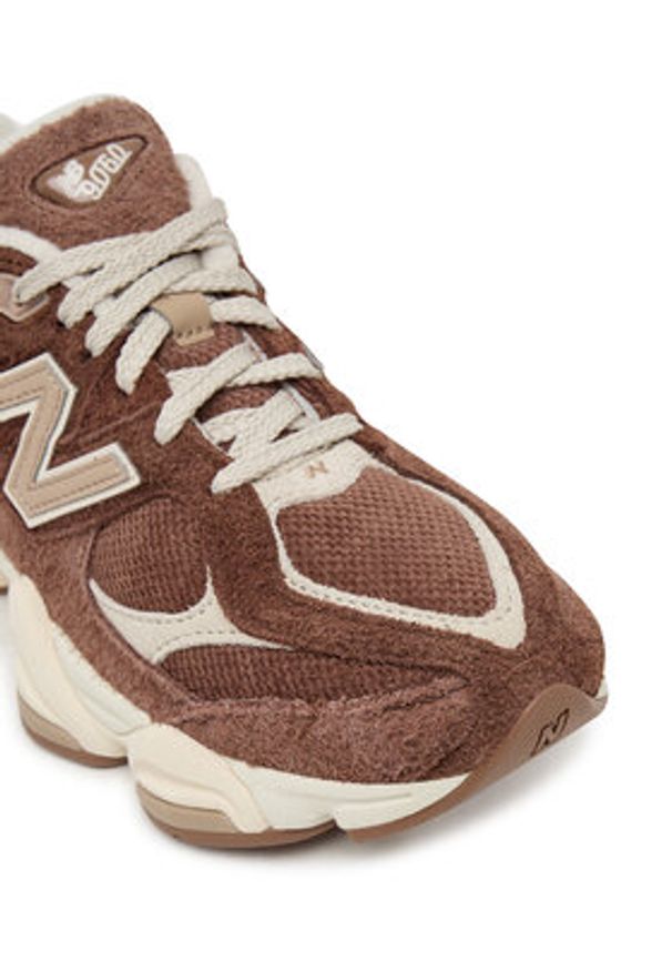 New Balance Sneakersy U9060CCC W Brązowy. Kolor: brązowy. Materiał: zamsz, skóra