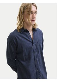 Jack & Jones - Jack&Jones Koszula Classic Melange 12278416 Granatowy Regular Fit. Kolor: niebieski. Materiał: bawełna