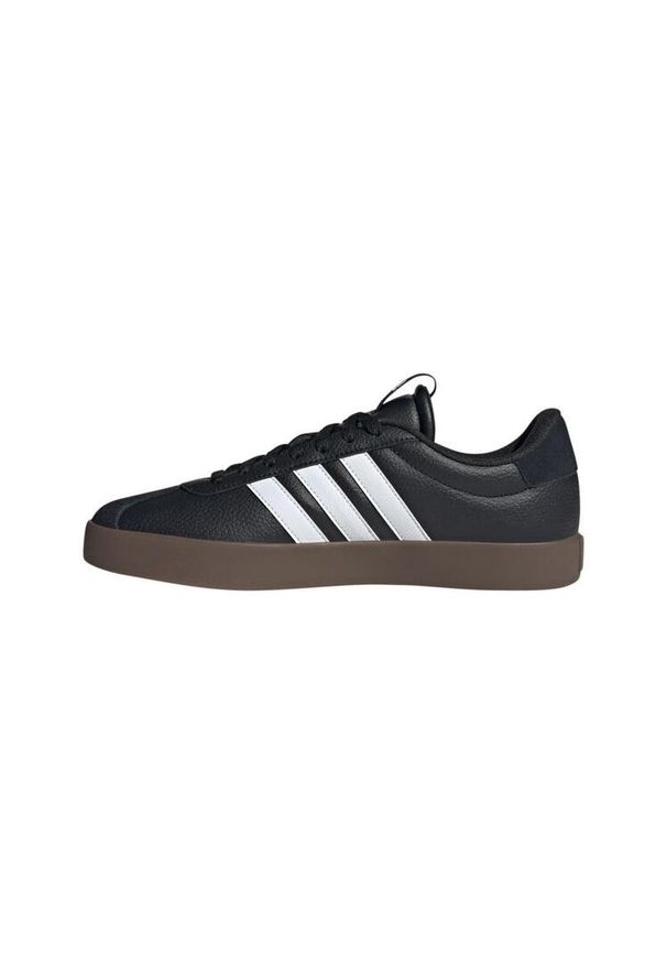 Adidas - Buty do chodzenia męskie adidas VL Court 3.4. Okazja: na co dzień. Kolor: czarny. Materiał: zamsz. Sport: turystyka piesza