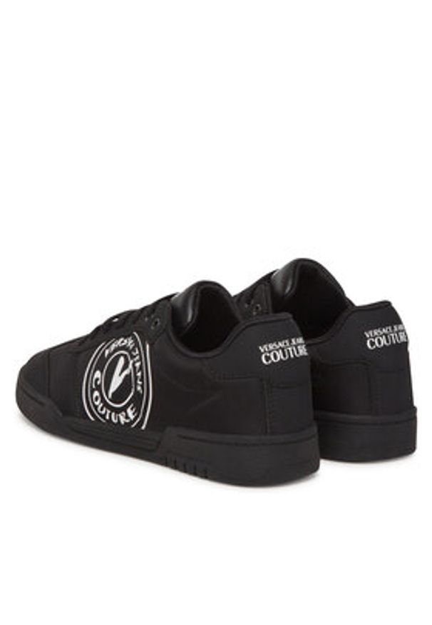 Versace Jeans Couture Sneakersy 78YA3SD1 Czarny. Kolor: czarny. Materiał: materiał