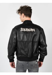 Iceberg Kurtka "Leather Jacket" | ZO206802 | Mężczyzna | Czarny. Kolor: czarny. Materiał: skóra. Styl: elegancki #5