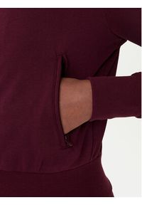 Adidas - adidas Bluza Firebird Lace KC6451 Bordowy Slim Fit. Kolor: czerwony. Materiał: bawełna #3