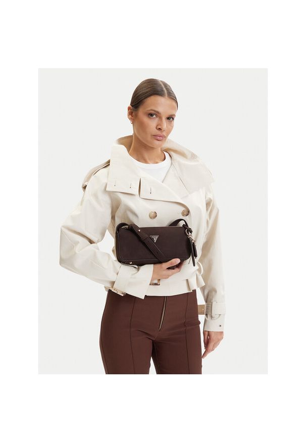 Torebka Guess. Kolor: brązowy