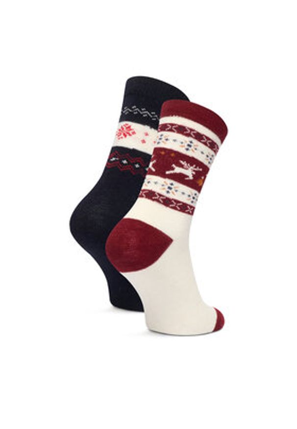 Gino Rossi - GINO ROSSI Skarpety długie CEO_BR_GR_005_W_AW25 (2 PACK) Kolorowy. Materiał: poliester. Wzór: kolorowy