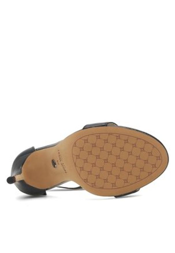 Nine West Sandały WFA2646-1 Czarny. Kolor: czarny. Materiał: skóra