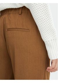 Fransa Spodnie materiałowe 20611709 Brązowy Regular Fit. Kolor: brązowy. Materiał: syntetyk #2