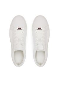 Calvin Klein Sneakersy Low Top Lace Up Nb Mono HM0HM01768 Biały. Kolor: biały. Materiał: skóra #4