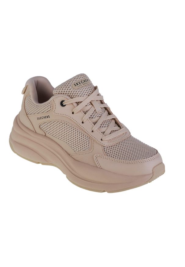 skechers - Buty do chodzenia damskie Skechers Street Twisterz Lighten Up. Zapięcie: sznurówki. Kolor: wielokolorowy, beżowy. Materiał: materiał, syntetyk, tkanina. Szerokość cholewki: normalna. Sport: turystyka piesza