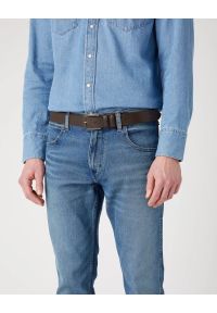 Wrangler - MESKI PASEK WRANGLER SLIM BELT BROWN 112344043 #2