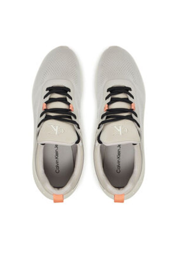 Calvin Klein Jeans Sneakersy Eva Runner Sock Mg Tech YW0YW01855 Szary. Kolor: szary. Materiał: materiał