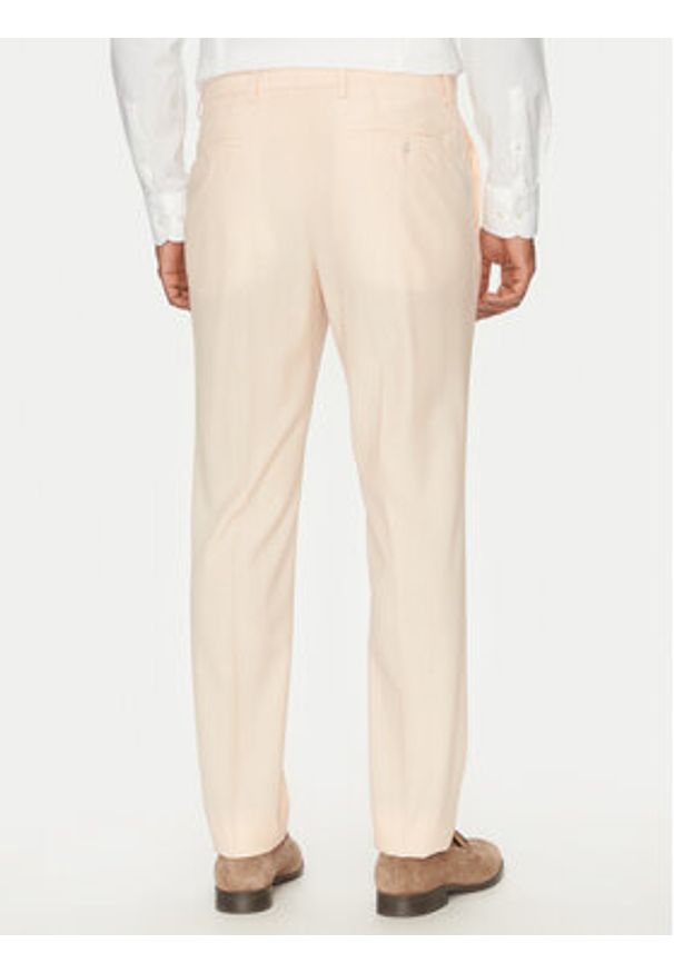 BOSS Garnitur H-Huge 50540759 Pomarańczowy Slim Fit. Kolor: pomarańczowy. Materiał: wełna, wiskoza