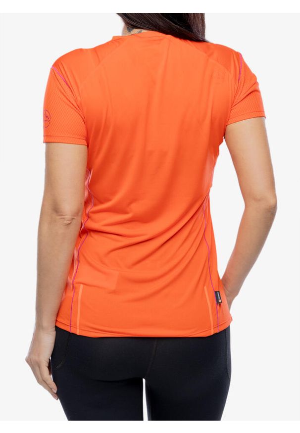 LA SPORTIVA - Koszulka biegowa damska La Sportiva Resolute T-Shirt. Kolor: pomarańczowy