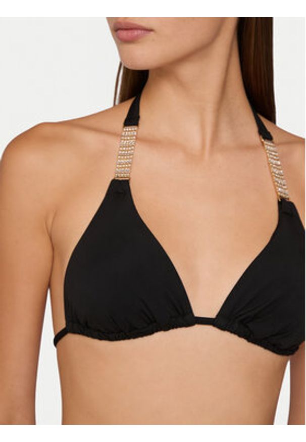 Guess Góra od bikini E6GJ41 KG272 Czarny. Kolor: czarny. Materiał: syntetyk